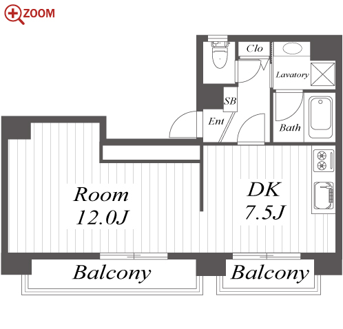 Vacation Rent今池 間取り