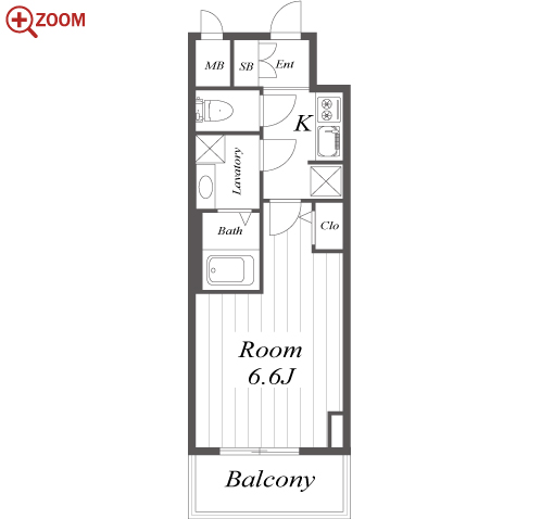 S-RESIDENCE名駅 間取り