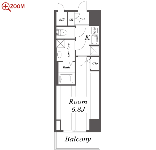 S-RESIDENCE名駅 間取り