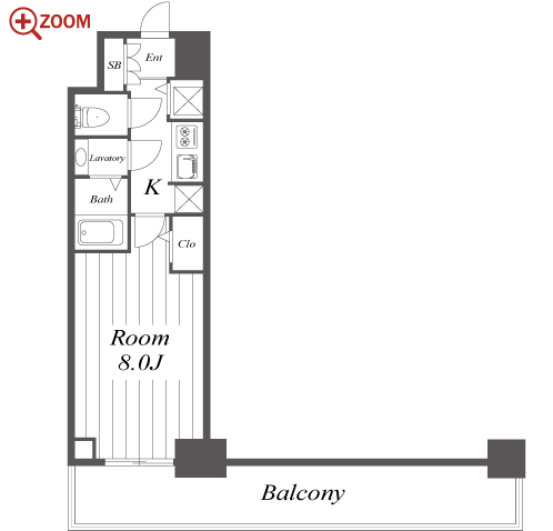 S-RESIDENCE葵Ⅱ 間取り
