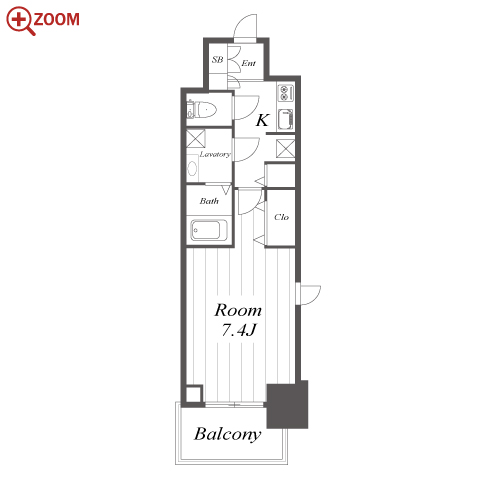 S-RESIDENCE葵Ⅱ 間取り