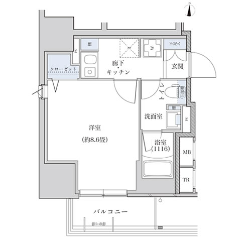 パークアクシス新栄 間取り
