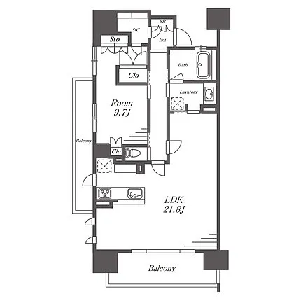 THE SAKAE RESIDENCE 間取り