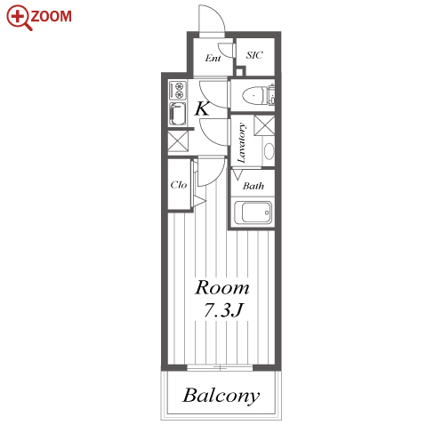S-RESIDENCE浄心 間取り