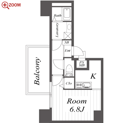 S-RESIDENCE上前津 間取り
