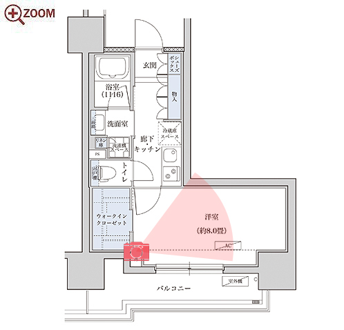 グラン・アベニュー鶴舞公園 間取り