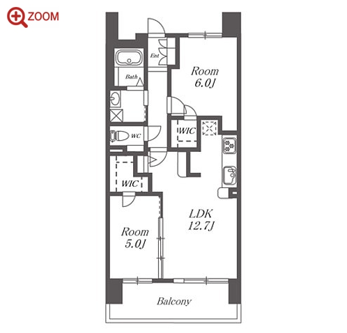 S-RESIDENCE茶屋ヶ坂East 間取り