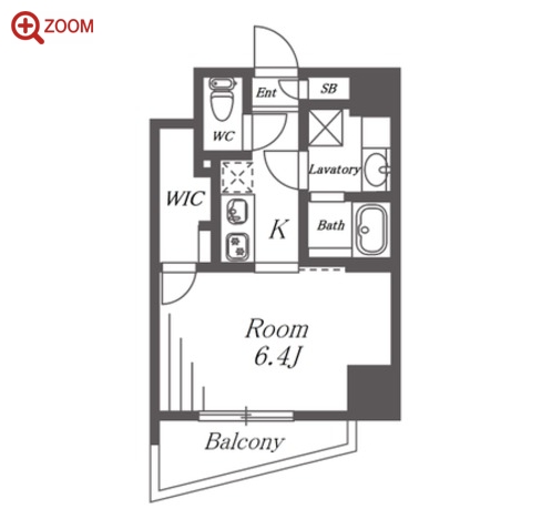 S-RESIDENCE浅間町 間取り