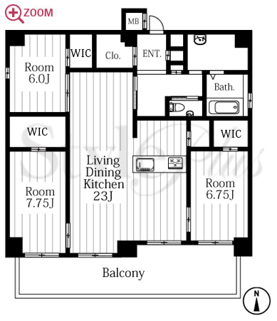 PREMIER IMMEUBLE 間取り