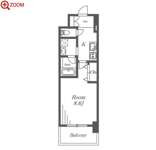 PURE RESIDENCE 名駅南 間取り