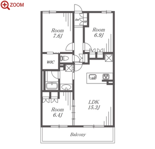 Residence d’ 東山 間取り