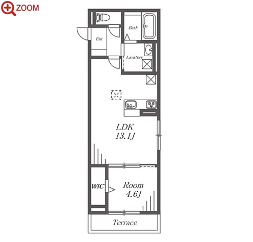 D-room名駅 E棟 間取り