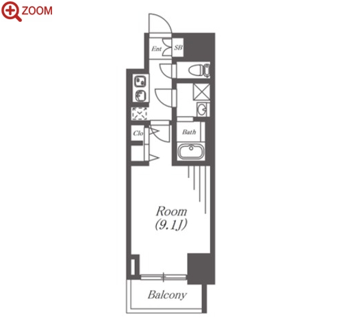 S-RESIDENCE東別院 間取り