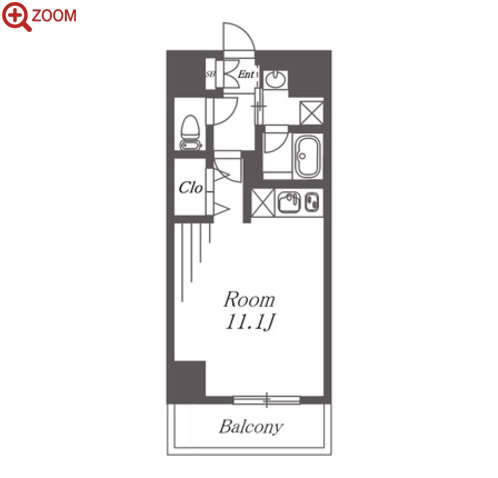 SHOKEN Residence名古屋(今池) 間取り