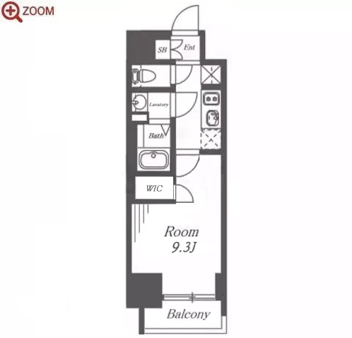 プレサンスTHE高岳 間取り