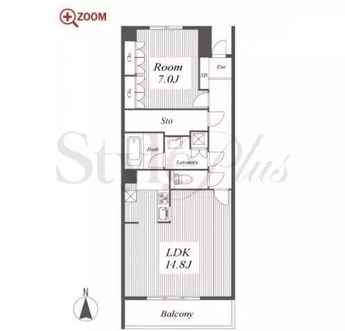 KIYOZUMI FLAT 間取り