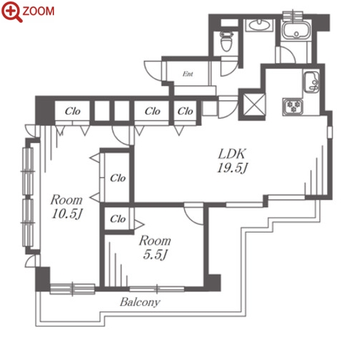 ラ・キャッスル泉 間取り