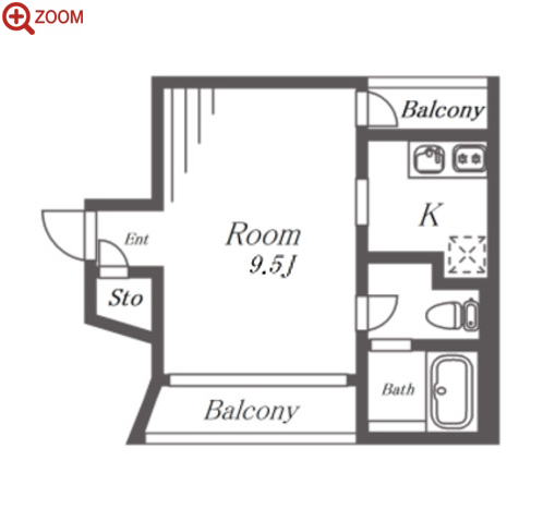 HARVEY RESIDENCE 覚王山 間取り