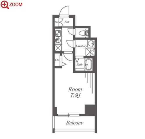SHOKEN Residence名古屋<泉> 間取り