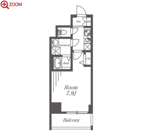 SHOKEN Residence名古屋<泉> 間取り
