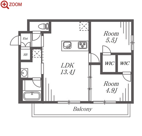 Residence d’ 平和が丘 間取り