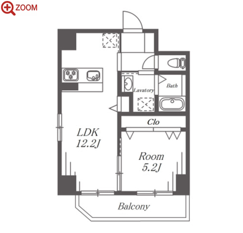 THE RESIDENCE SHINSAKAE 間取り