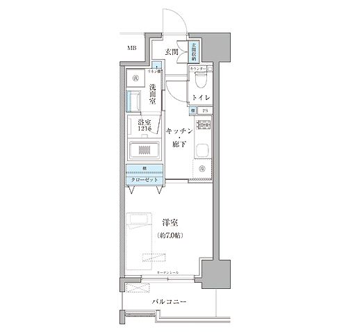 TENAS今池 間取り