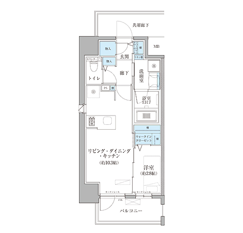 TENAS今池 間取り