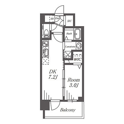 エステムコート名古屋 TWIN EAST 間取り
