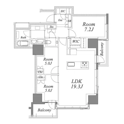 グランドメゾン伏見 間取り