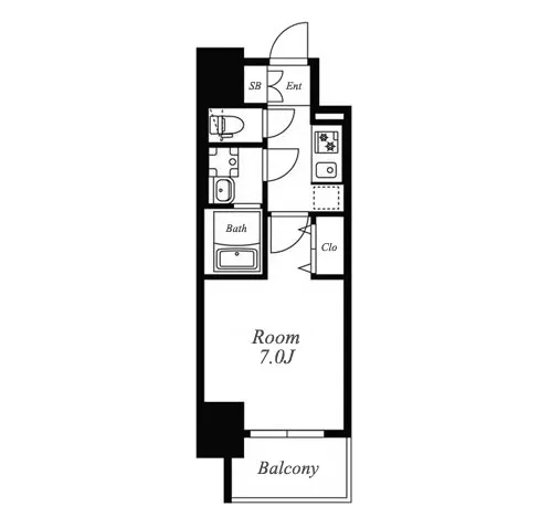 S-RESIDENCE尾頭橋clarity 間取り