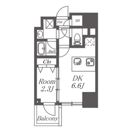 ディアレイシャス丸の内 間取り