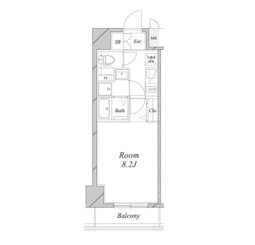 ディアレイシャス東別院Ⅲ 間取り