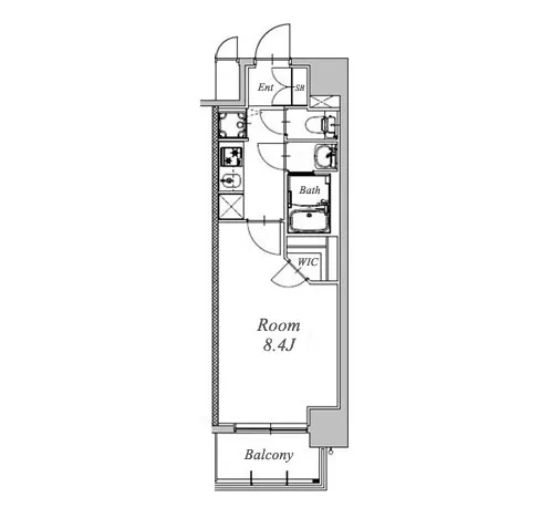 S-RESIDENCE今池beleta 間取り