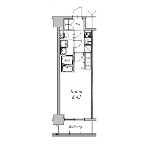 S-RESIDENCE今池beleta 間取り