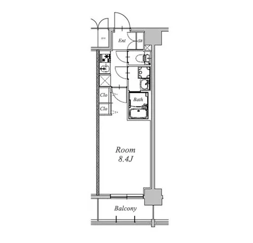 S-RESIDENCE今池beleta 間取り