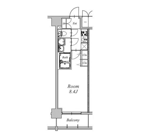S-RESIDENCE今池beleta 間取り