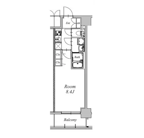 S-RESIDENCE今池beleta 間取り