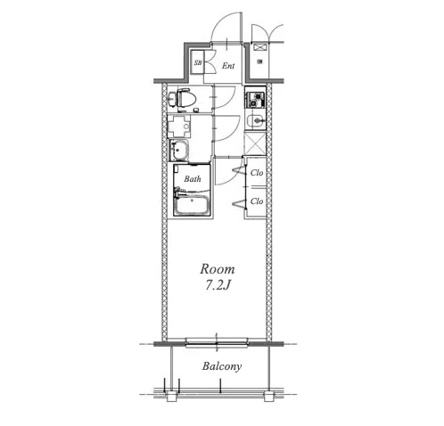 S-RESIDENCE浅間町駅前axial 間取り