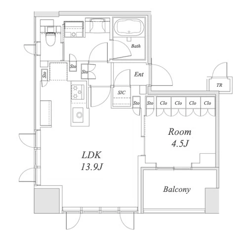 タワー・ザ・ファースト栄三丁目 間取り
