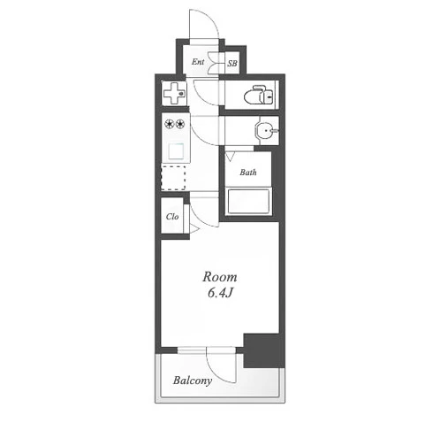 メイクスアート金山SOUTH 間取り