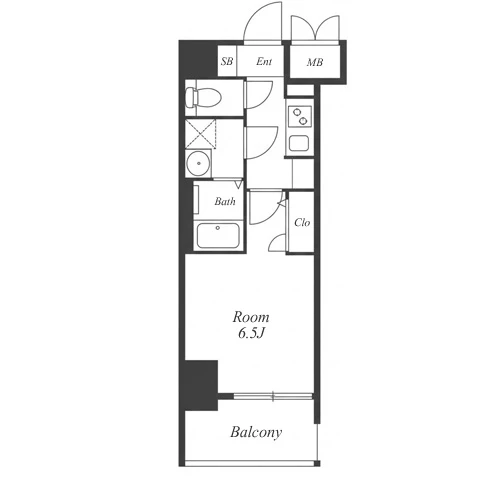 S-RESIDENCE名駅北alesia 間取り