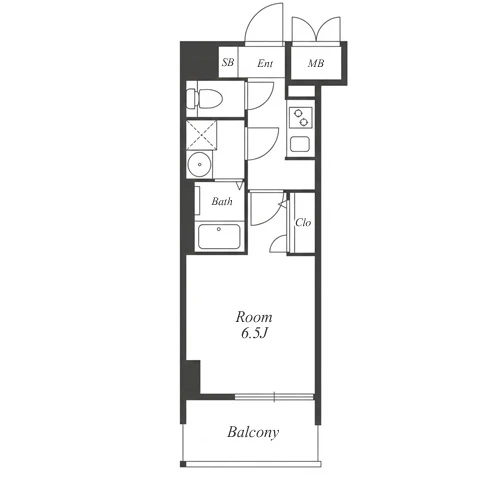 S-RESIDENCE名駅北alesia 間取り
