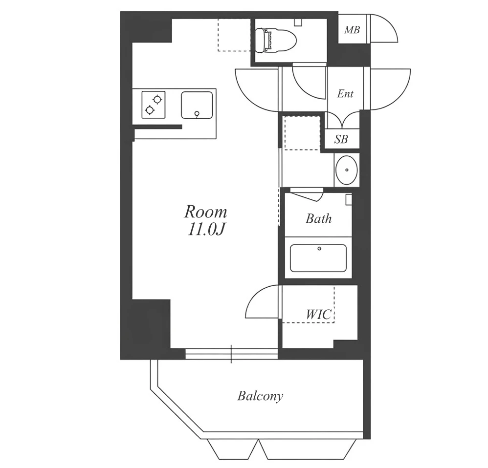 S-RESIDENCE高岳bresa 間取り