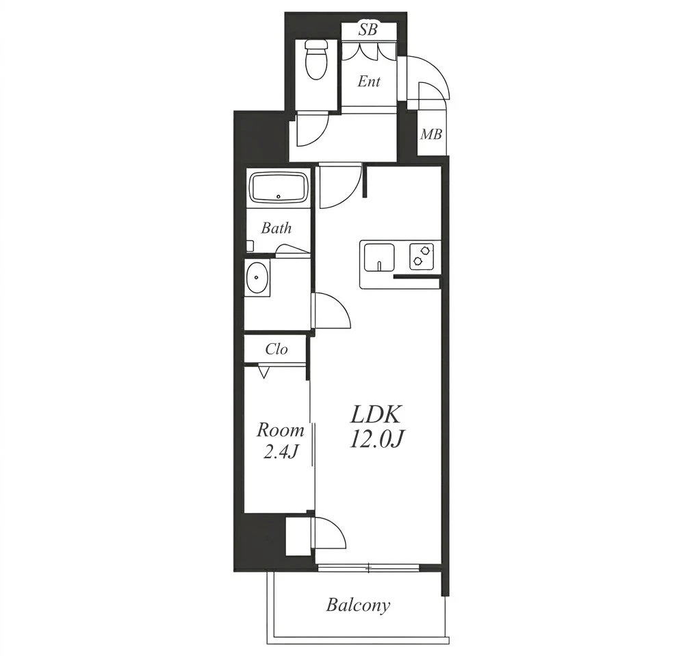 S-RESIDENCE高岳bresa 間取り