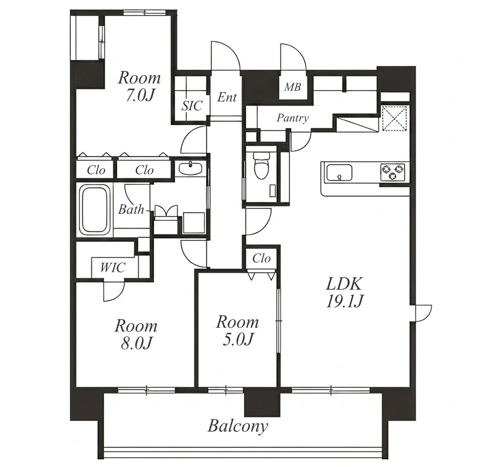 Casa Via 間取り