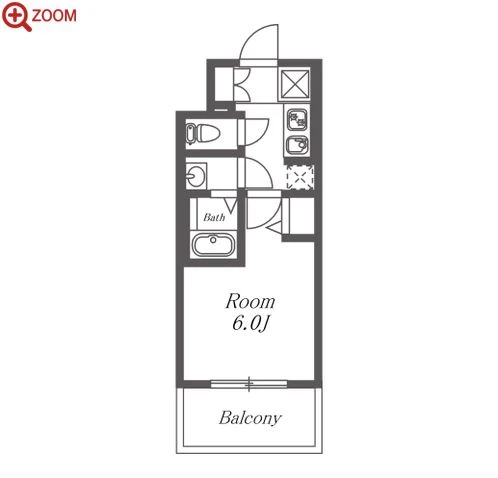 S-RESIDENCE金山flap 間取り