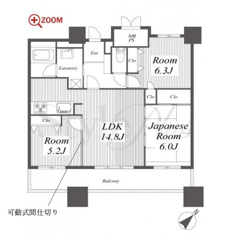 ライオンズタワー千種 間取り