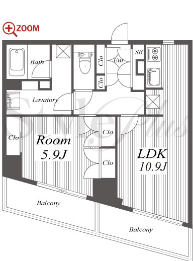 CORNES　HOUSE　NAGOYA 間取り
