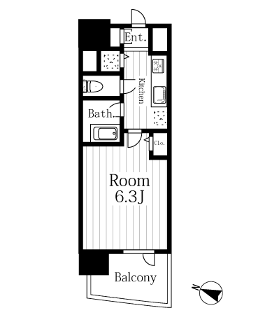プレサンス桜通グレイス　 間取り